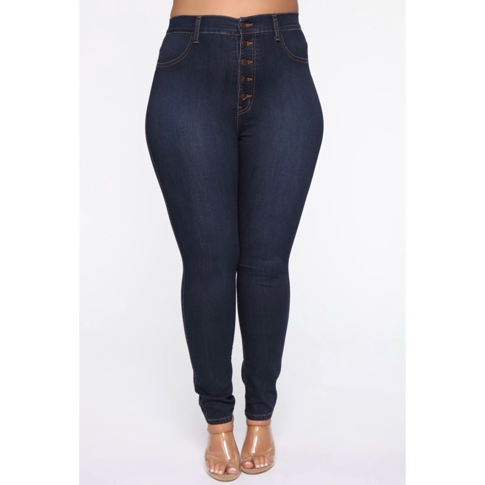 Plus size skinny jeans